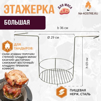 Этажерка мясная большая