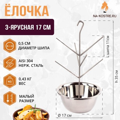 Елочка 17 см